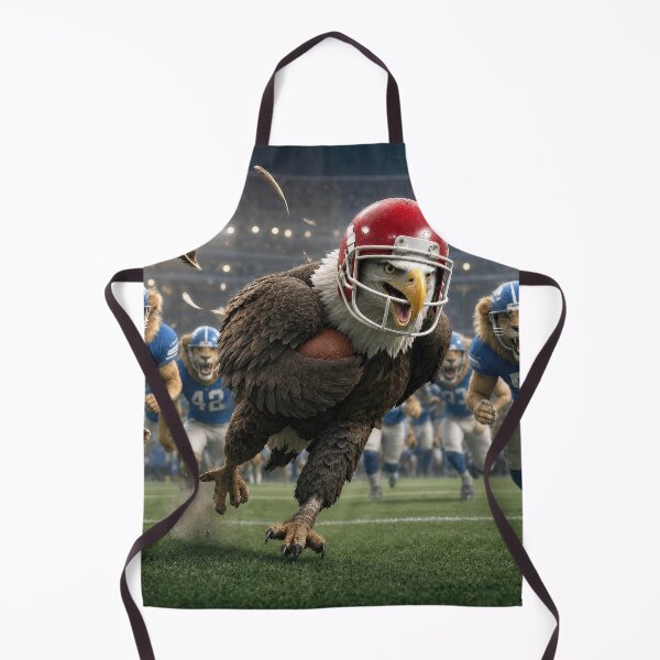 Item preview, Bald Eagle Running with a Football designed and sold by Maria Dryfhout.