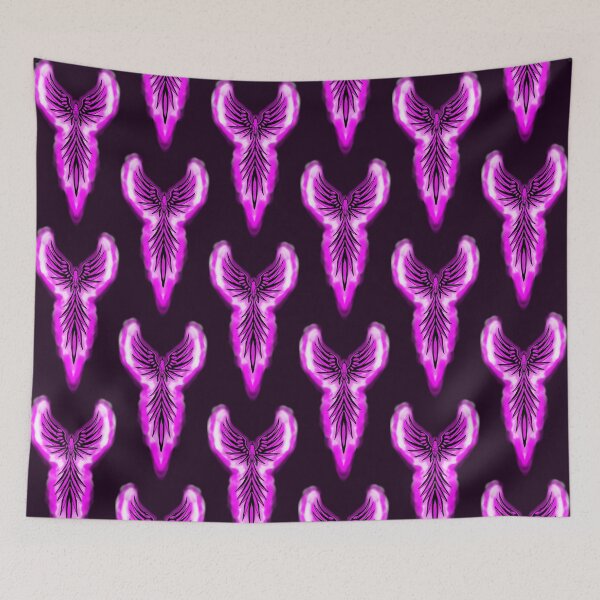 Item preview, Glowing Pink Phoenix Tribal Firebird Aura designed and sold by URSM.