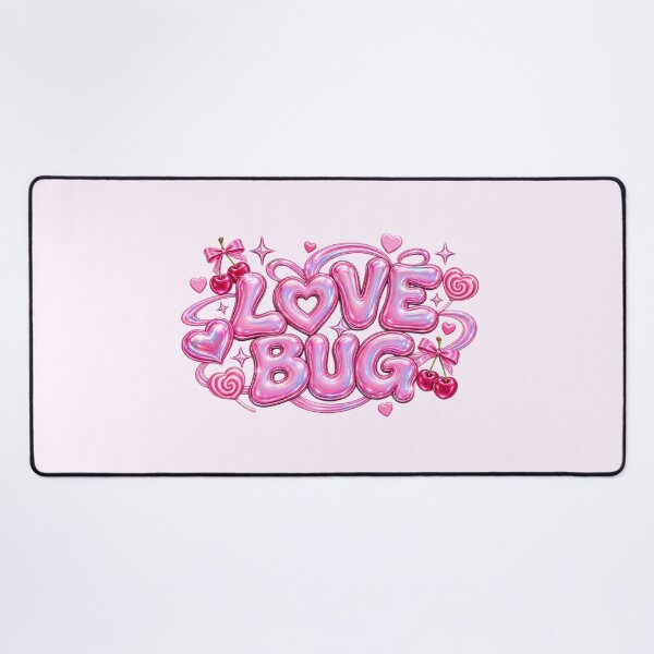 Item preview, Love Bug Candy Chrome Bubble Text designed and sold by Inkworksbyshery.