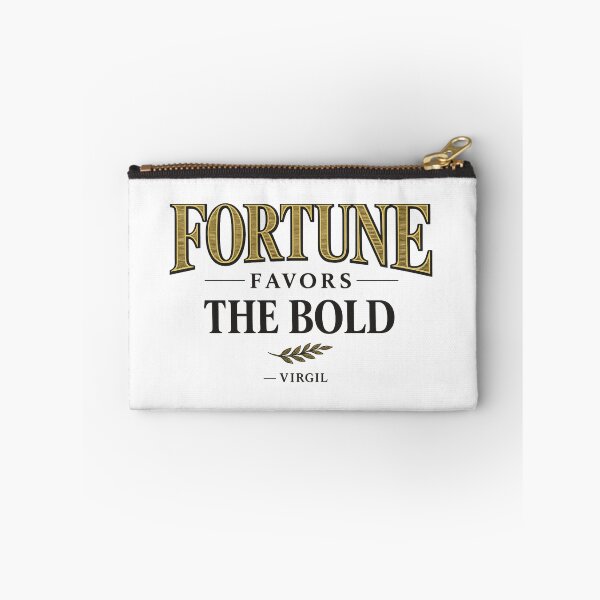 Item preview, Fortune Favors the Bold Virgil Classic Latin Quote Typography designed and sold by QCena.