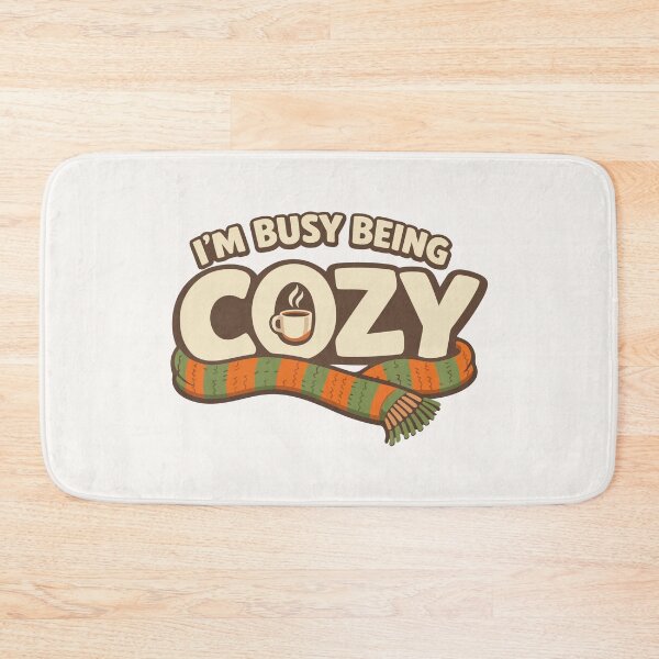 Item preview, I’m Busy Being Cozy Funny Typography Gift for Autumn Fans, Students & Cozy Lifestyle Lovers designed and sold by stylishdzign.