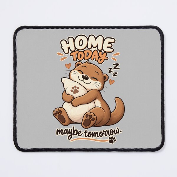 Item preview, Funny Otter Meme Collection - Homebody Otter Meme Cartoon - Introvert Humor designed and sold by MiraLumeStudio.