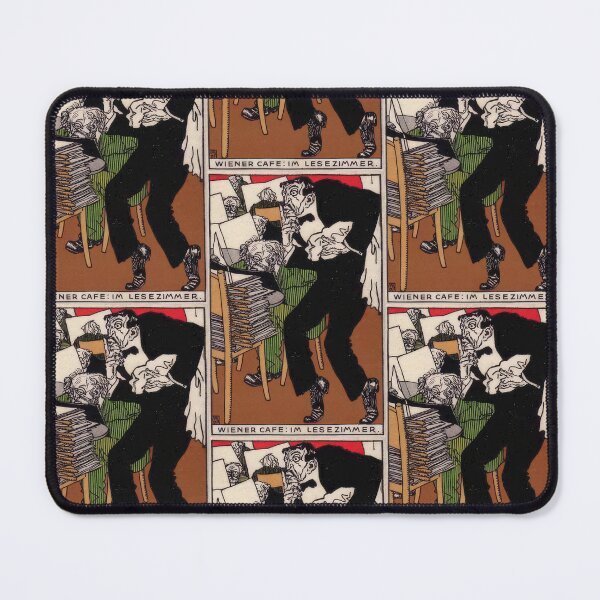 Item preview, Vintage color lithograph, Viennese Café: In the Reading Room designed and sold by stevepaint.