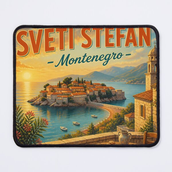Item preview, Sveti Stefan Montenegro - Scenic Travel Destinations designed and sold by LSVart.