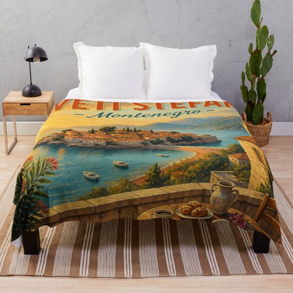 Item preview, Sveti Stefan Montenegro - Scenic Travel Destinations designed and sold by LSVart.