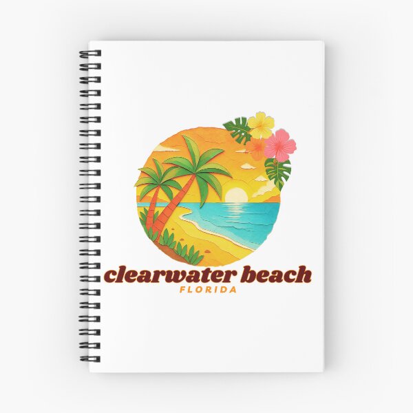 Item preview, Clearwater Beach Florida Retro Sunset Palm Tree Design | Gulf Coast Souvenir Art designed and sold by DonnaRaine.