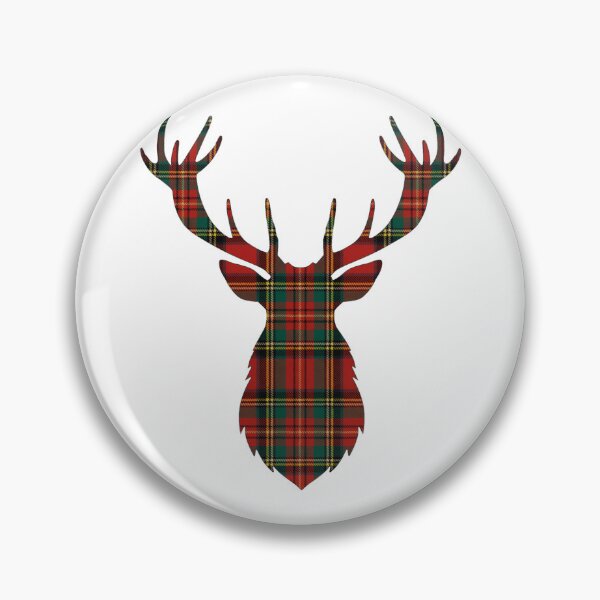 Item preview, Scottish tartan stag designed and sold by carlsmart1.