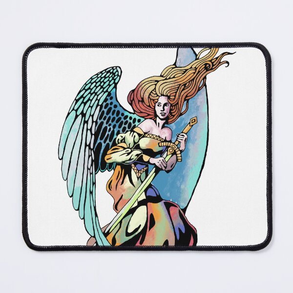 Item preview, Serra Angel Magic the Gathering Card Art Alter designed and sold by whichmoss.