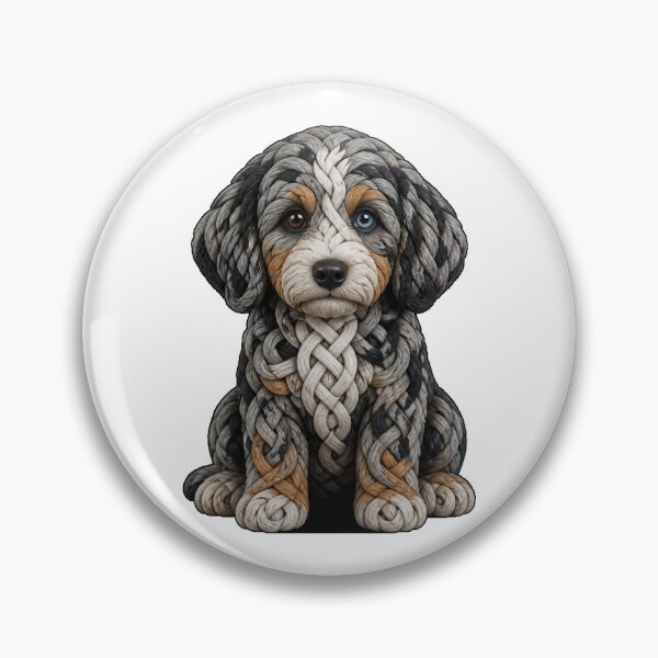 Item preview, Celtic Knot Merle Aussiedoodle designed and sold by Freckled-Monkey.