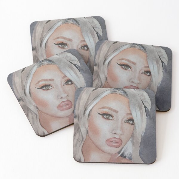 Item preview, Sensual Muse Glamour Watercolor Portrait designed and sold by SlavaArt.