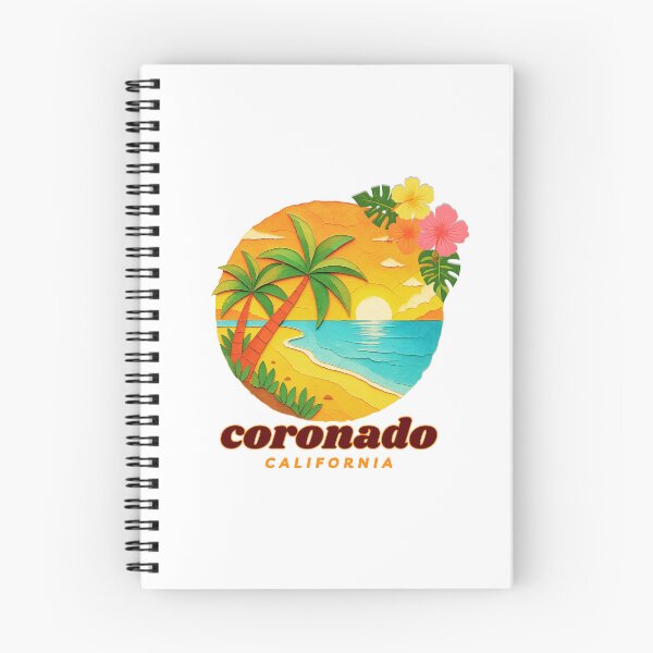 Item preview, Coronado California Retro Sunset Palm Tree Design | San Diego Beach Souvenir Art designed and sold by DonnaRaine.