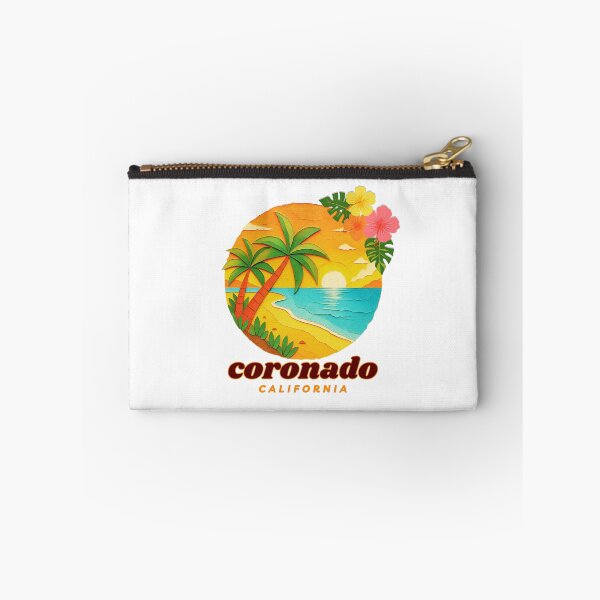 Item preview, Coronado California Retro Sunset Palm Tree Design | San Diego Beach Souvenir Art designed and sold by DonnaRaine.