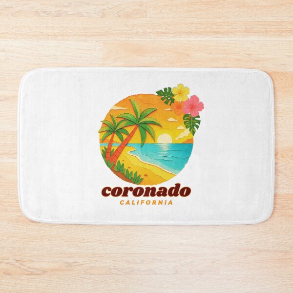 Item preview, Coronado California Retro Sunset Palm Tree Design | San Diego Beach Souvenir Art designed and sold by DonnaRaine.