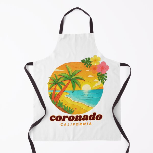 Item preview, Coronado California Retro Sunset Palm Tree Design | San Diego Beach Souvenir Art designed and sold by DonnaRaine.