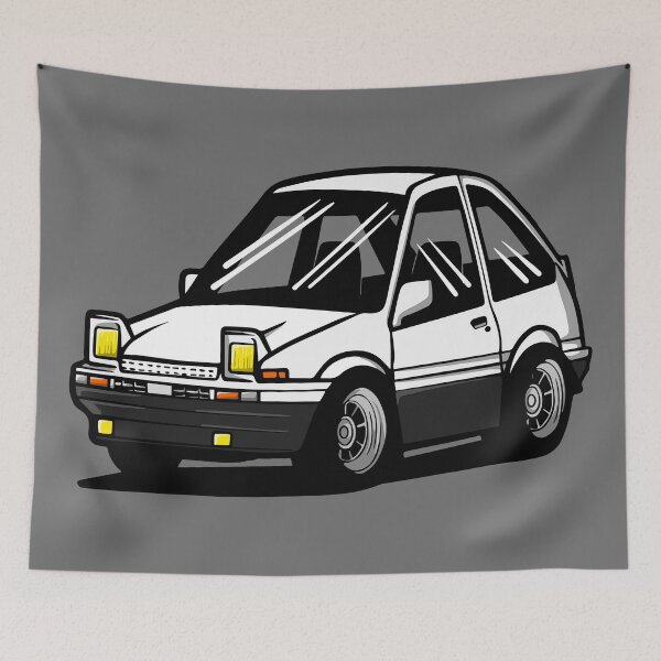 Item preview, Toyota AE86 Cartoon designed and sold by CUTOCARS-SHOP.