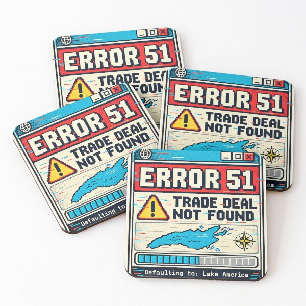 Item preview, Error 51 - Trade Deal Not Found designed and sold by ShineEyePirate.