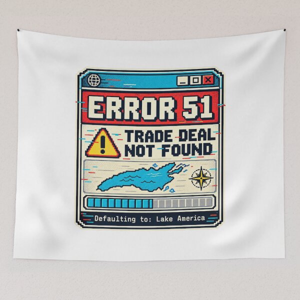 Item preview, Error 51 - Trade Deal Not Found designed and sold by ShineEyePirate.