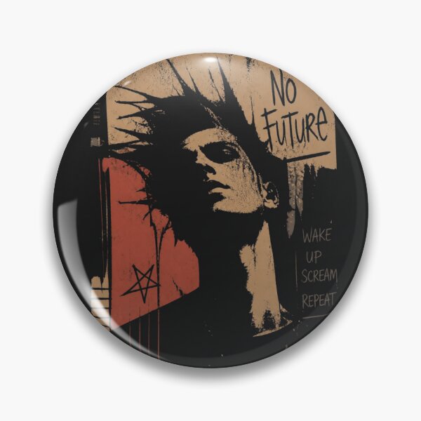 Item preview, No Future Punk Collage - Distressed Anarchy Streetwear designed and sold by ERODED SELF.