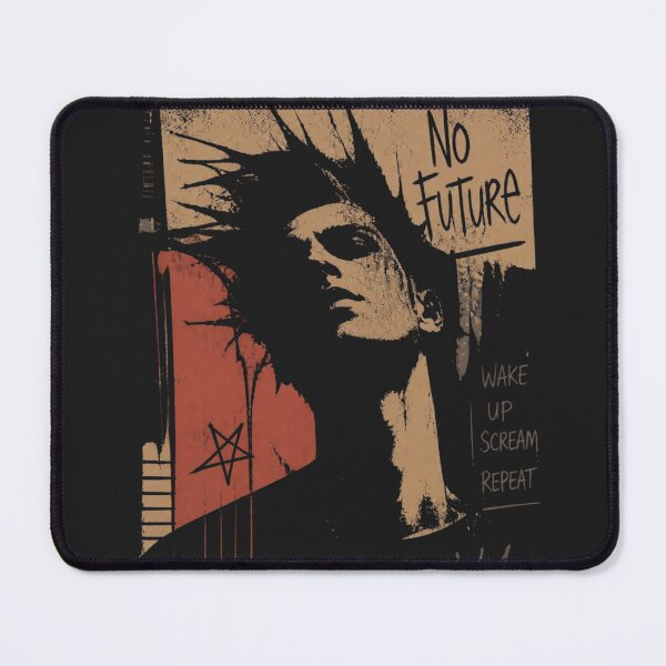 Item preview, No Future Punk Collage - Distressed Anarchy Streetwear designed and sold by ERODED SELF.