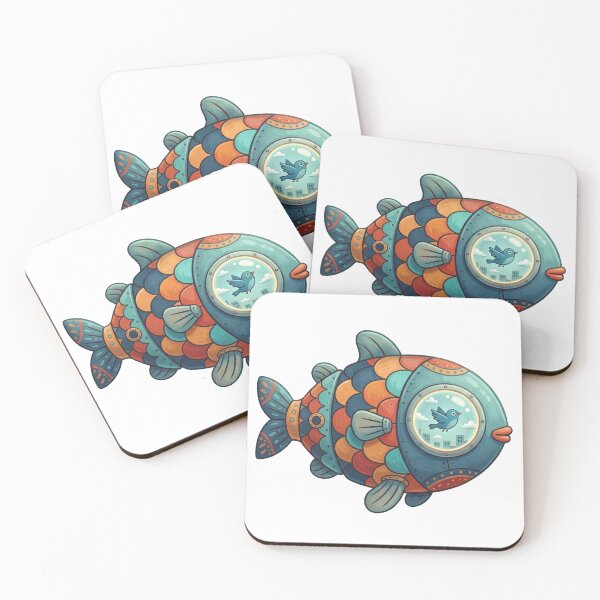 Item preview, Fish and Bird designed and sold by snoWorkshop.