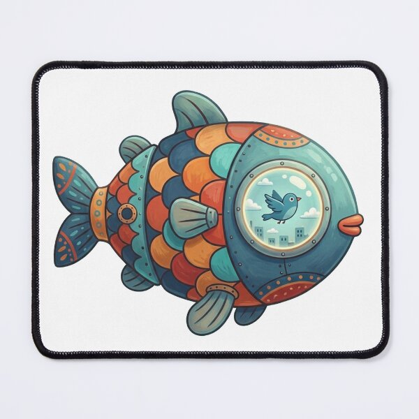 Item preview, Fish and Bird designed and sold by snoWorkshop.