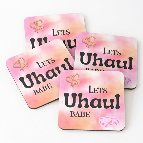 Item preview, Lets Uhaul Babe Lesbian Art designed and sold by DopamineHaus.