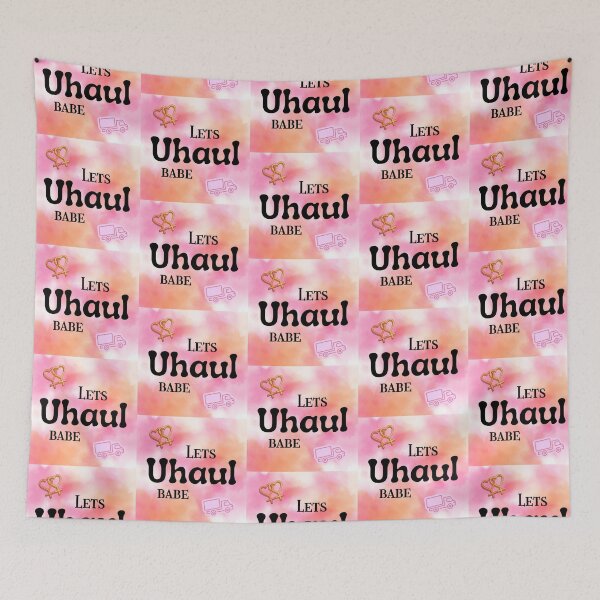 Item preview, Lets Uhaul Babe Lesbian Art designed and sold by DopamineHaus.