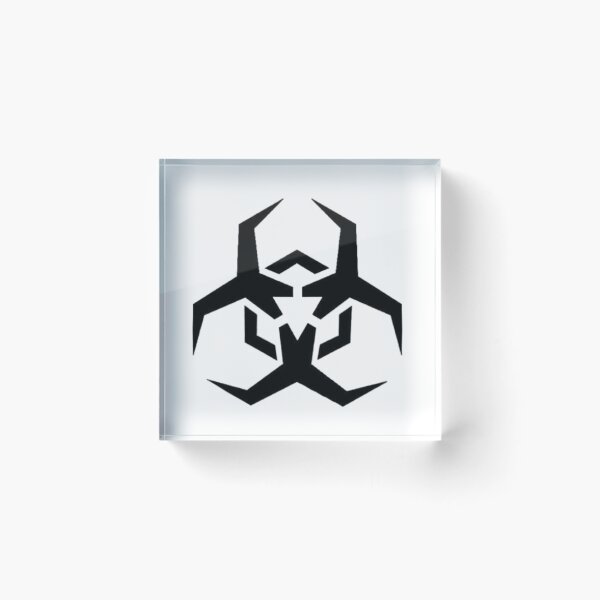 Item preview, Dark Geometric Warrior Emblem – Futuristic Black Symbol designed and sold by aloksahu123.