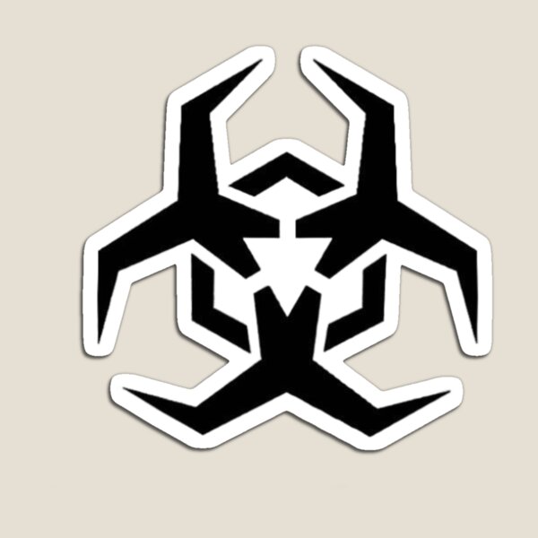 Item preview, Dark Geometric Warrior Emblem – Futuristic Black Symbol designed and sold by aloksahu123.