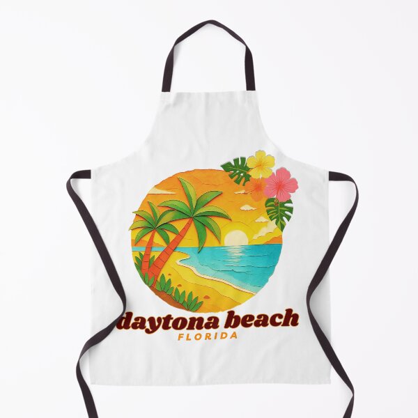 Item preview, Daytona Beach Florida Retro Sunset Palm Tree Design | Florida Coast Souvenir Art designed and sold by DonnaRaine.