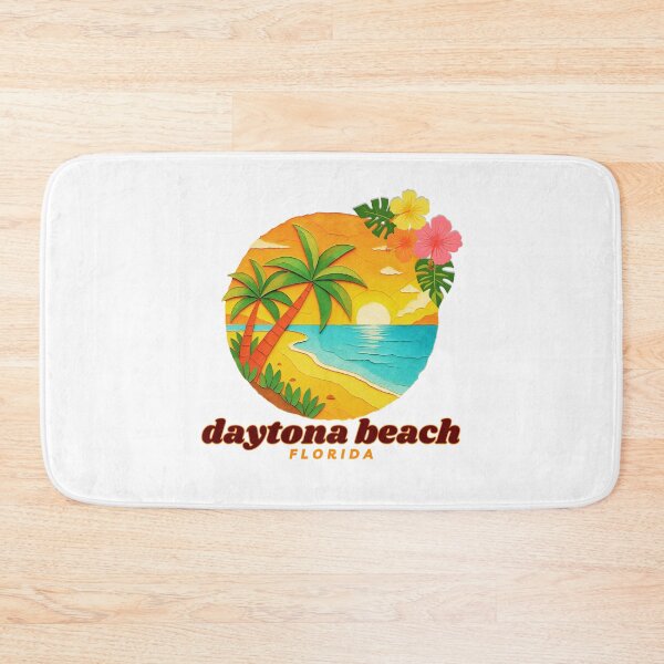 Item preview, Daytona Beach Florida Retro Sunset Palm Tree Design | Florida Coast Souvenir Art designed and sold by DonnaRaine.