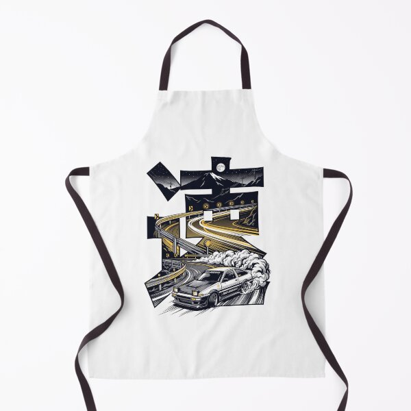 Item preview, JDM AE86 Touge Mountain Drift Japanese Kanji Silhouette Aesthetic designed and sold by mood-draftsman.