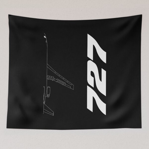 Item preview, 727 Commercial Jetliner Technical Blueprint (White Edition) designed and sold by Magazine Combate.