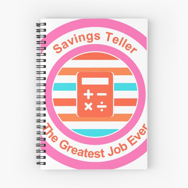 Item preview, Savings Teller The Greatest Job Ever designed and sold by TheIconSmith.