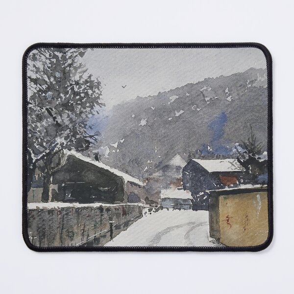 Item preview, Winter in Zweisimmen Switzerland designed and sold by SlavaArt.