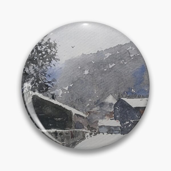 Item preview, Winter in Zweisimmen Switzerland designed and sold by SlavaArt.