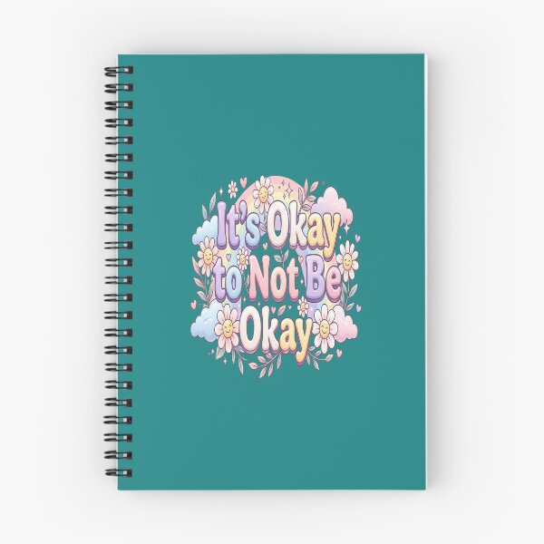 Item preview, It's Okay to Be Not Okay | Self Care & Emotional Wellness Quote for Women designed and sold by Soft Strength Studio.