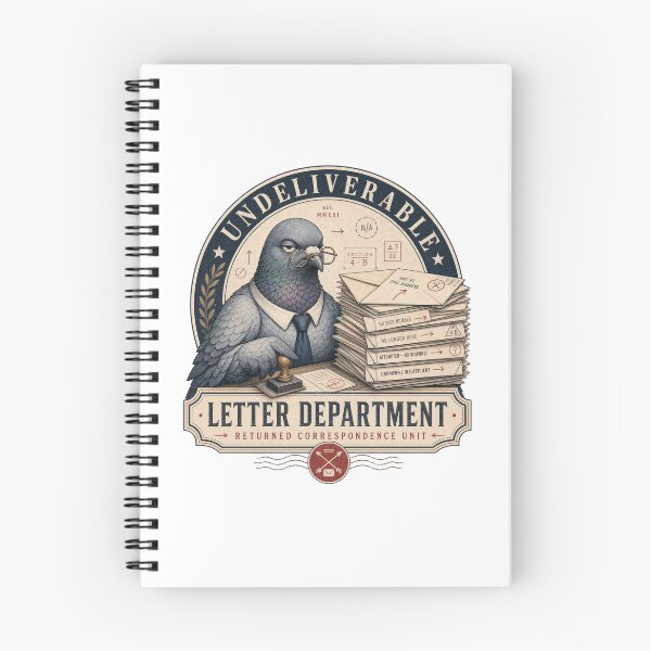Item preview, Vintage Undeliverable Letter Department Pigeon designed and sold by Mosslume Studio.