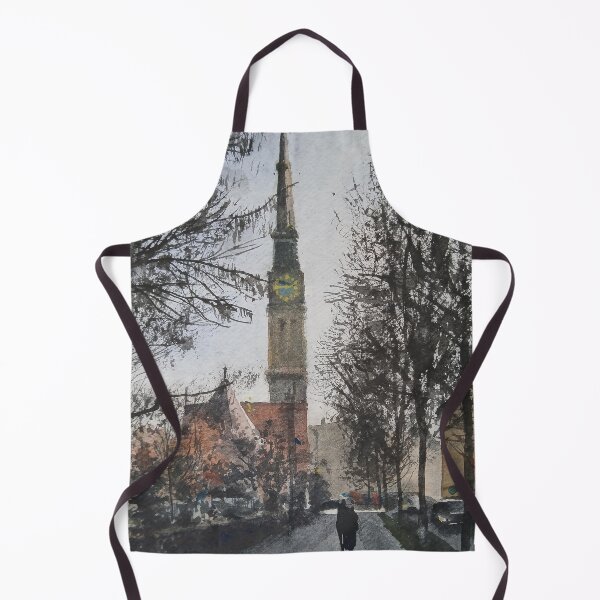 Item preview, Zurich old town Watercolor Switzerland designed and sold by SlavaArt.