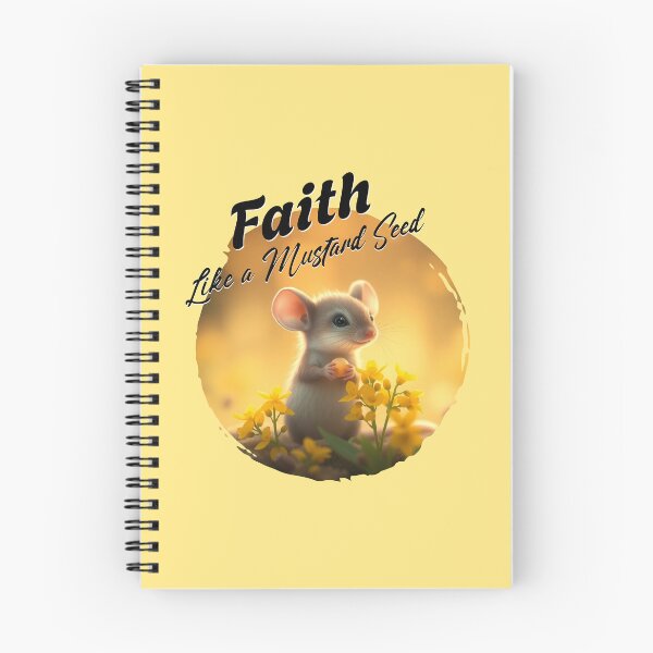 Item preview, Faith Like a Mustard Seed Cute Mouse Christian Design designed and sold by Sachie's Studio.