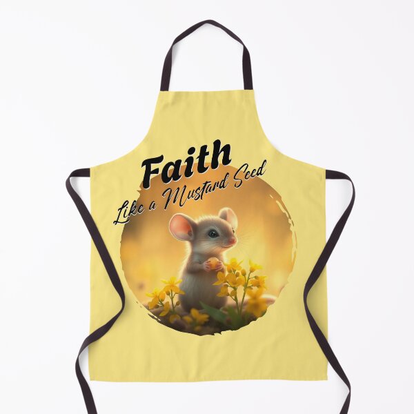 Item preview, Faith Like a Mustard Seed Cute Mouse Christian Design designed and sold by Sachie's Studio.