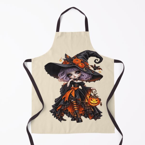 Item preview, Creepy Cute Pumpkin Witch for Goth Lovers designed and sold by POD DYNASTY | Original Print On Demand T-Shirt Graphics.
