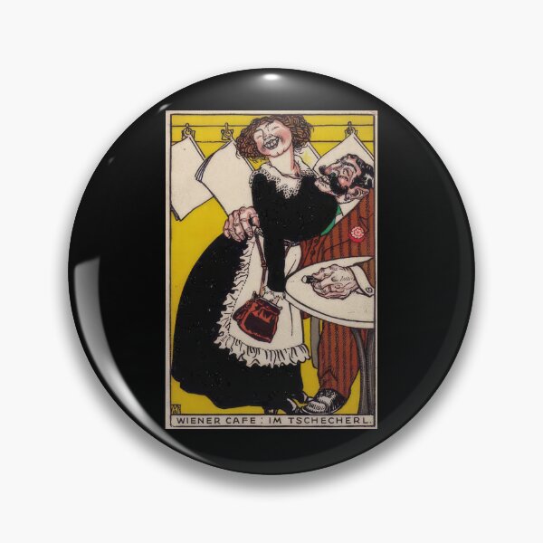 Item preview, Vintage  color lithograph, Viennese Café: In the Little Café  designed and sold by stevepaint.