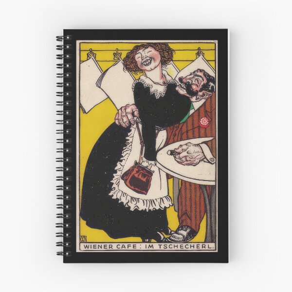Item preview, Vintage  color lithograph, Viennese Café: In the Little Café  designed and sold by stevepaint.