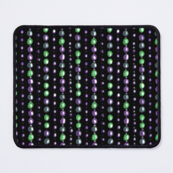 Item preview, 70s Curtain Beads black background purple and green designed and sold by shannondoucette.