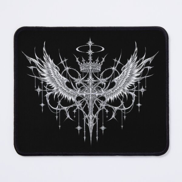 Item preview, Cyber sigilism angelcore crown wings design y2k designed and sold by julie1101.