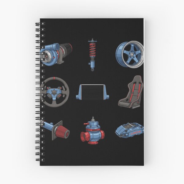 Item preview, JDM Performance Car Parts Turbo Racing Tuner Track Day Sticker Pack designed and sold by mood-draftsman.