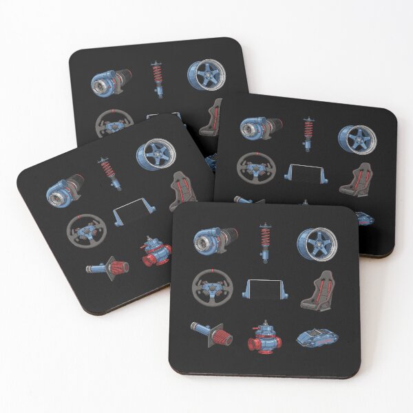 Item preview, JDM Performance Car Parts Turbo Racing Tuner Track Day Sticker Pack designed and sold by mood-draftsman.