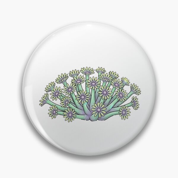 Item preview, Goniopora Flowerpot Coral Pastel Reef Aquarium Art designed and sold by KenworksDigital.