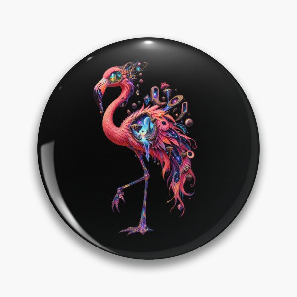 Item preview, Surreal Galaxy Flamingo Portal Art designed and sold by Maclaw200d.